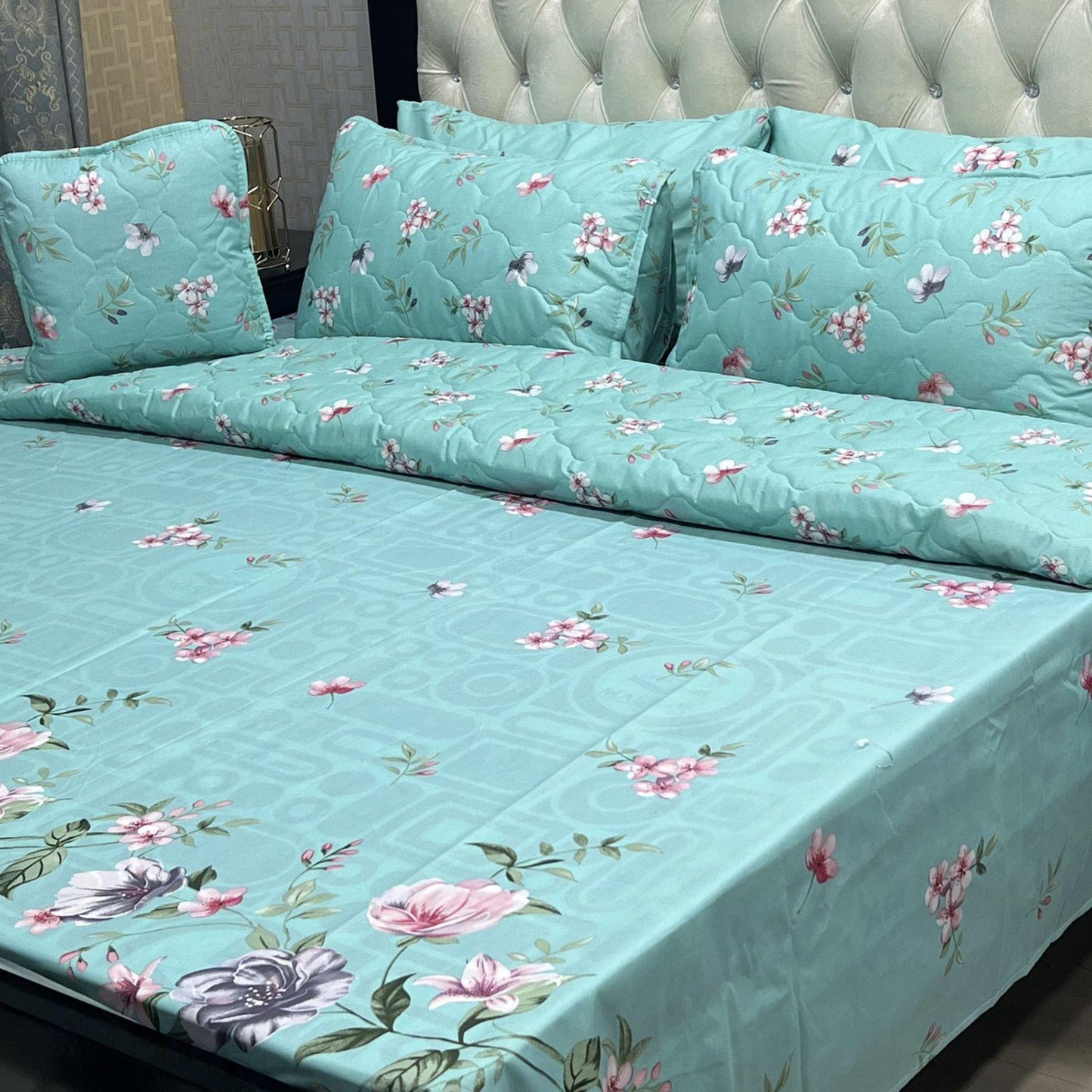 7PC Printed Comforter Set