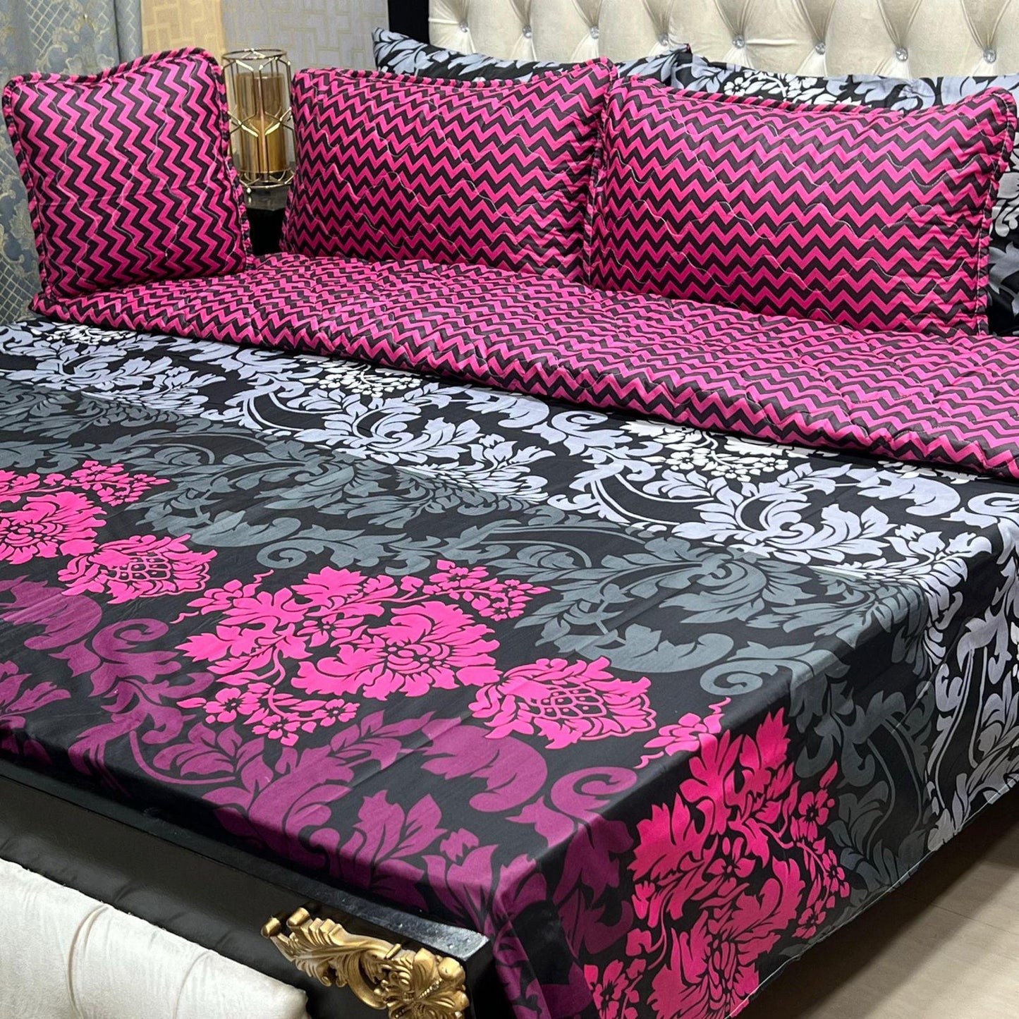 7PC Printed Comforter Set