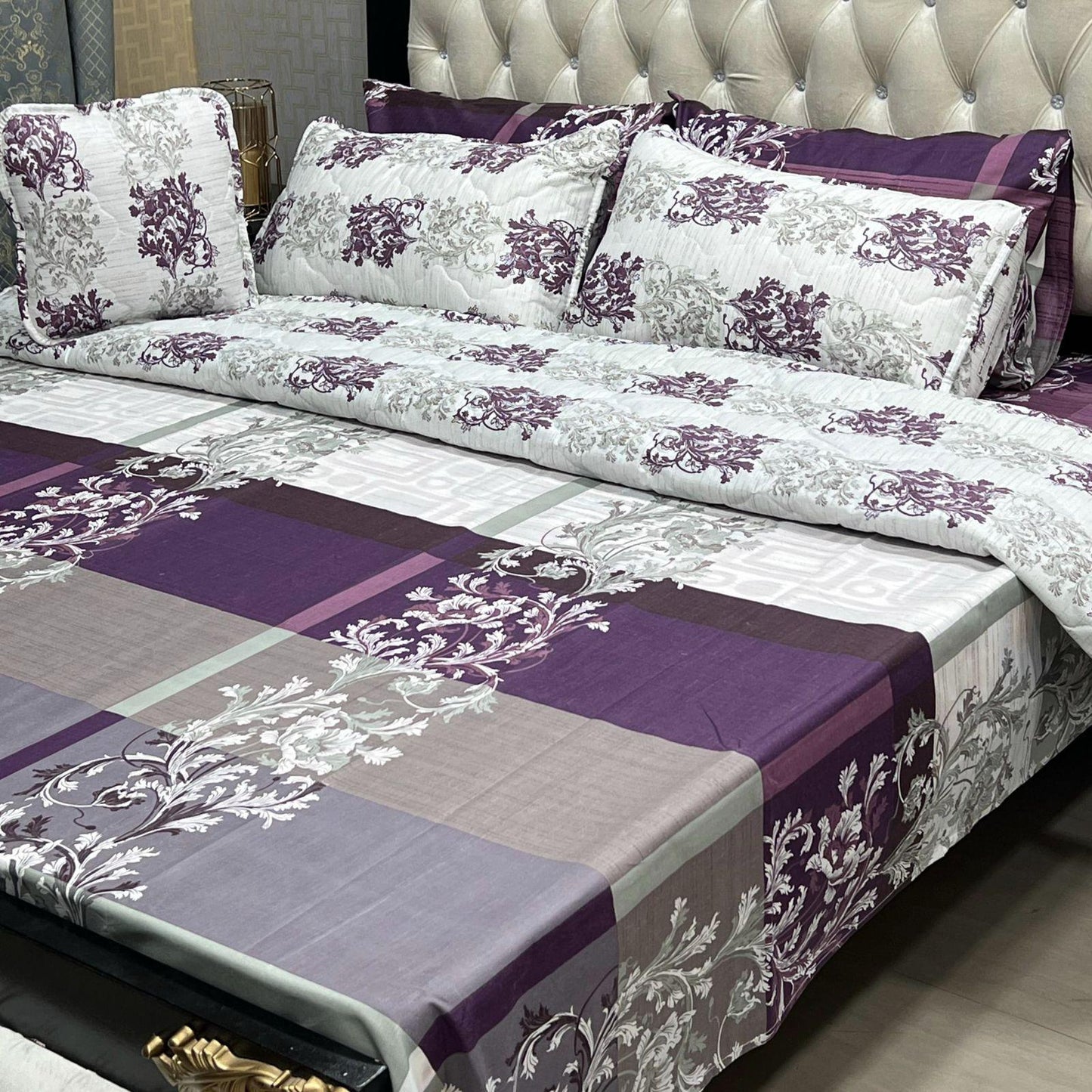 7PC Printed Comforter Set